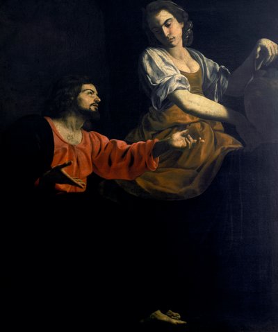 Christ and the Samaritan at the Well by Giovanni Battista Caracciolo